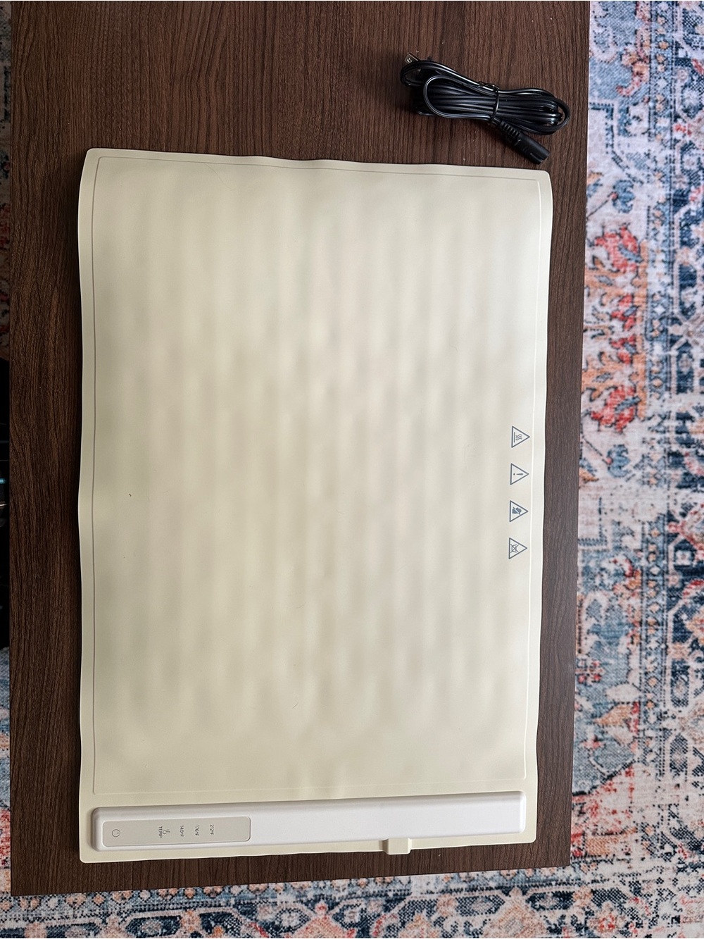 Food warming heating silicone pad